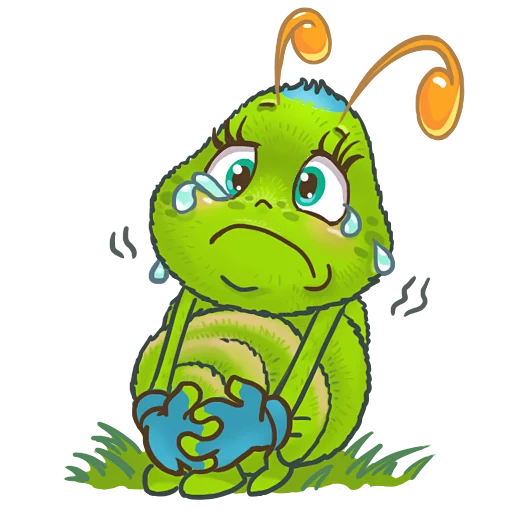 🤐 Стикер «JulyaTheCaterpillar» для Telegram