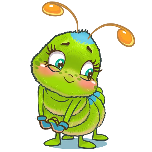 😌 Стикер «JulyaTheCaterpillar» для Telegram