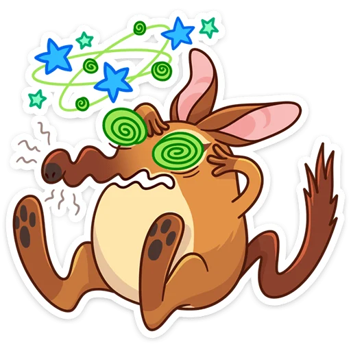 😵‍💫 Стикер «Прыгуша» для Telegram