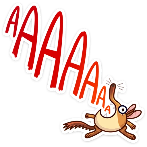 😱 Стикер «Прыгуша» для Telegram