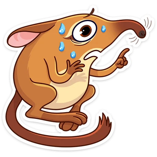 😭 Стикер «Прыгуша» для Telegram