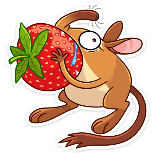 🍓 Стикер «Прыгуша» для Telegram