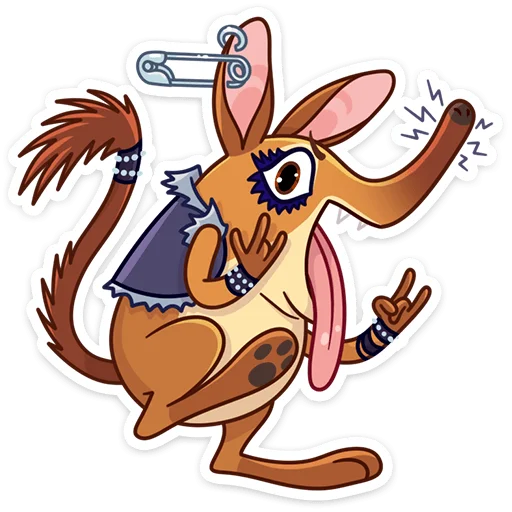 🤟 Стикер «Прыгуша» для Telegram