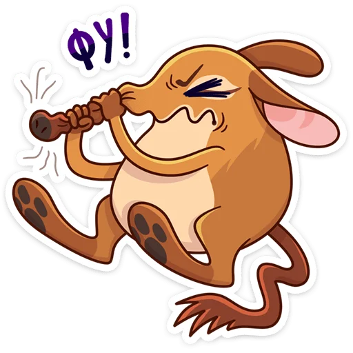🤢 Стикер «Прыгуша» для Telegram
