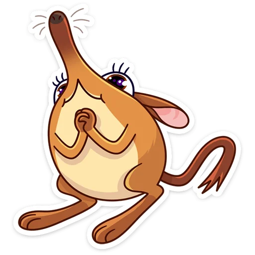 🙏 Стикер «Прыгуша» для Telegram