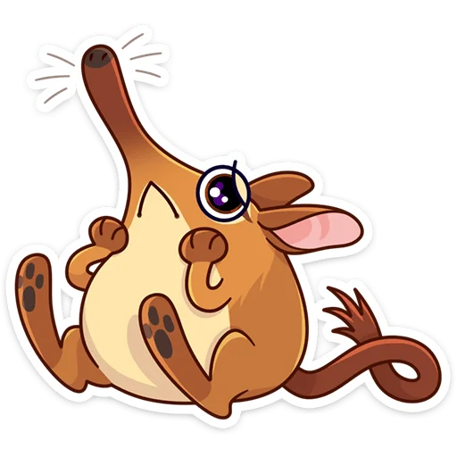 😣 Стикер «Прыгуша» для Telegram
