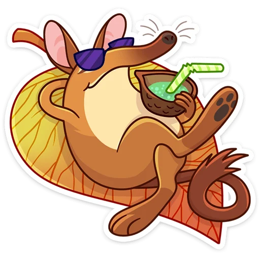 😎 Стикер «Прыгуша» для Telegram
