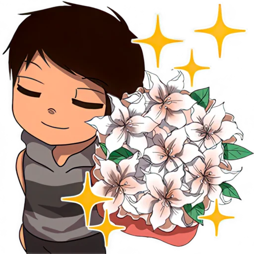 💐 Стикер «Джун и Джейн» для Telegram