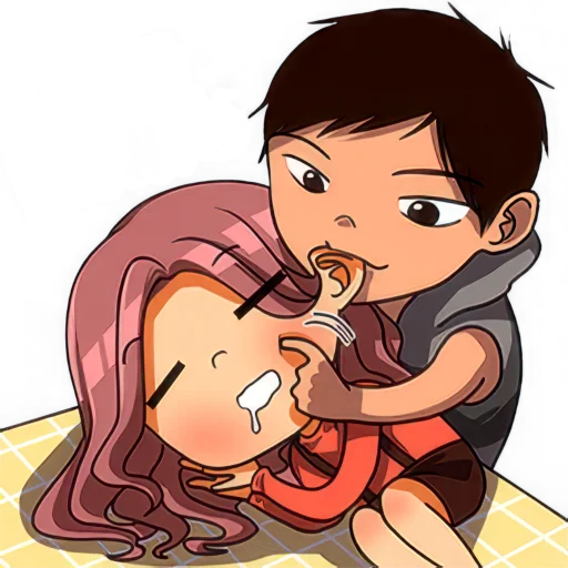 😛 Стикер «Джун и Джейн» для Telegram