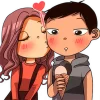😘 Эмодзи «Джун и Джейн» для Telegram