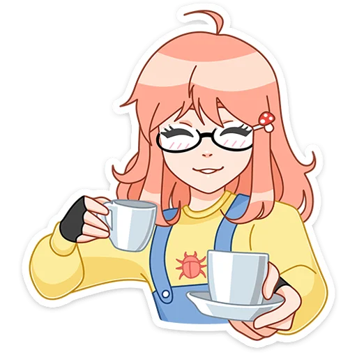 ☕️ Стикер «Джун» для Telegram