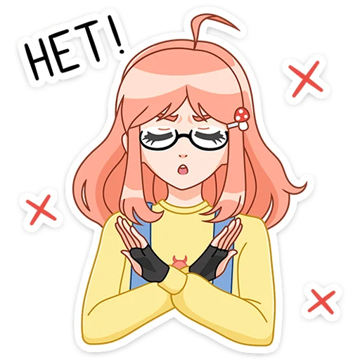 🙅‍♀️ Стикер «Джун» для Telegram
