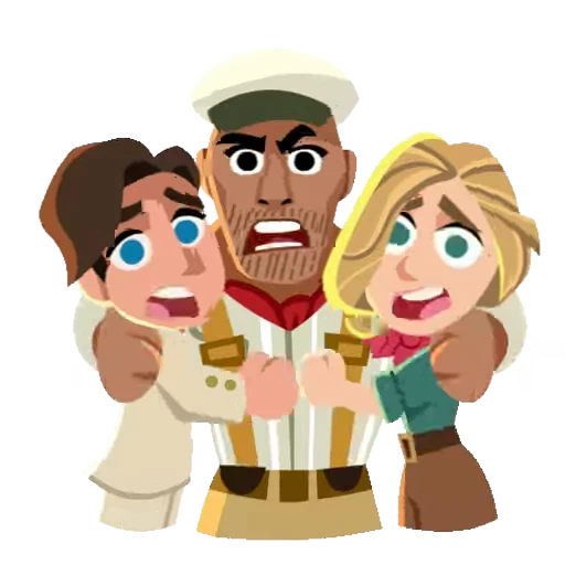 😱 Стикер «Jungle Cruise» для Telegram