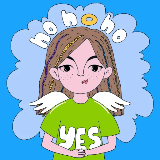 😇 Стикер «JUNIOR» для Telegram