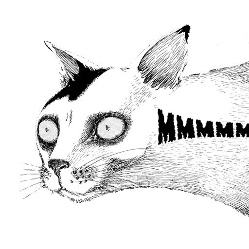 😼 Стикер «Junji Ito Дзюндзи Ито» для Telegram