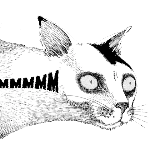 😼 Стикер «Junji Ito Дзюндзи Ито» для Telegram