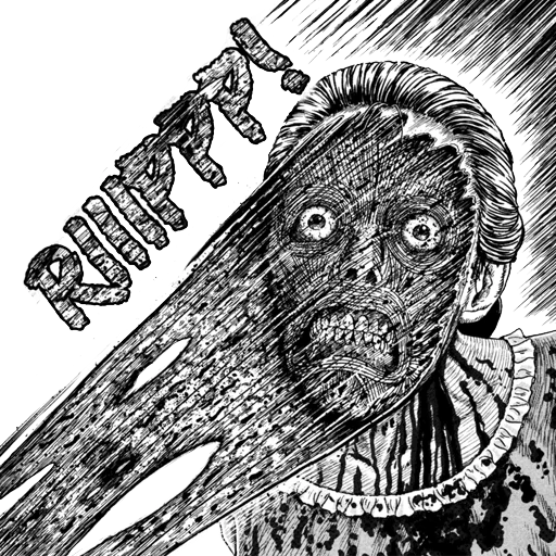 🤯 Стикер «Junji Ito Дзюндзи Ито» для Telegram