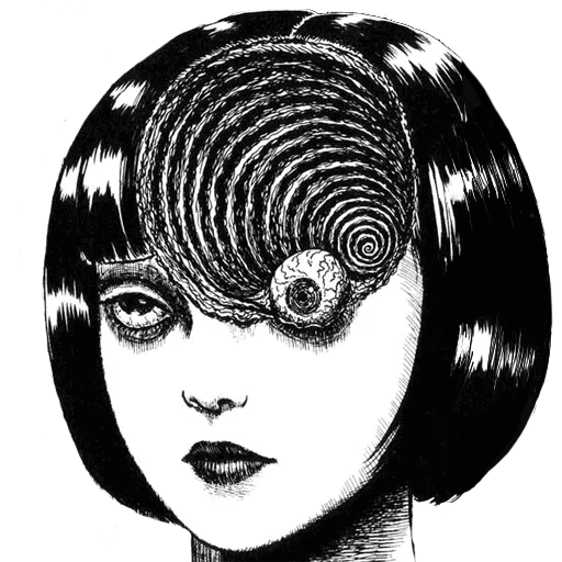 Стикерпак Junji Ito Дзюндзи Ито для Telegram