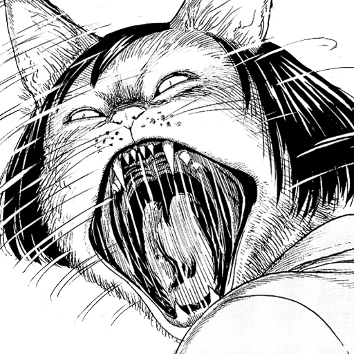 😾 Стикер «Junji Ito Дзюндзи Ито» для Telegram