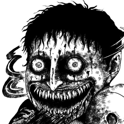 😀 Стикер «Junji Ito Дзюндзи Ито» для Telegram