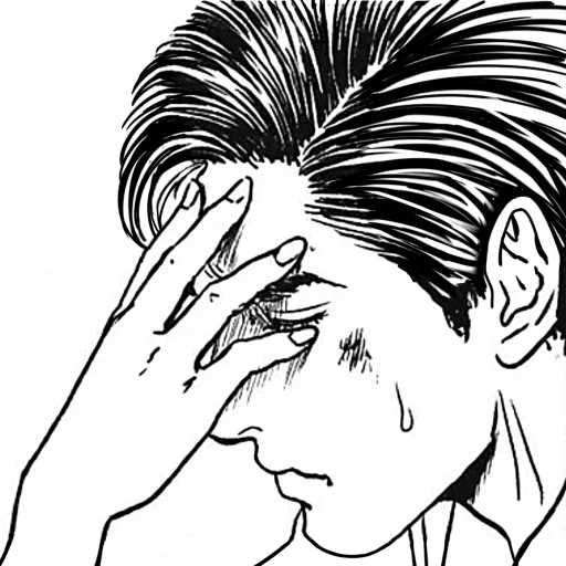 😪 Стикер «Дзюндзи Ито» для Telegram
