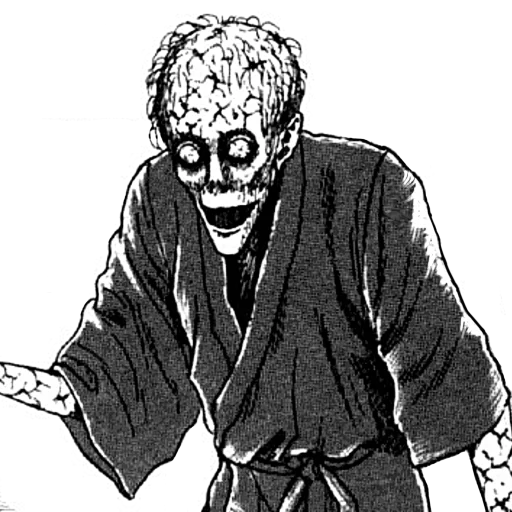 ☠️ Стикер «Дзюндзи Ито» для Telegram