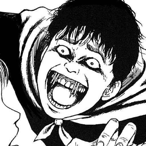 👹 Стикер «Дзюндзи Ито» для Telegram