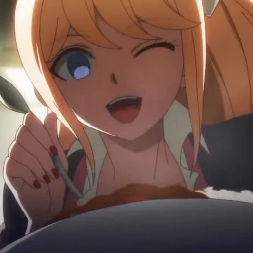 😋 Стикер «Junko Enoshima» для Telegram