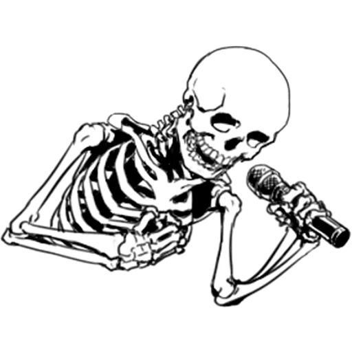 🎶 Стикер «Груда костей 3» для Telegram