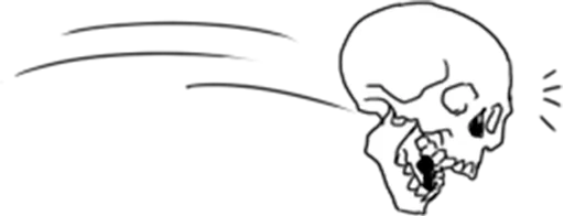 💀 Стикер «Груда костей Skulls» для Telegram