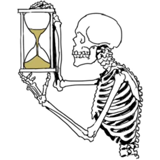 ⏳ Стикер «Груда костей Skulls» для Telegram