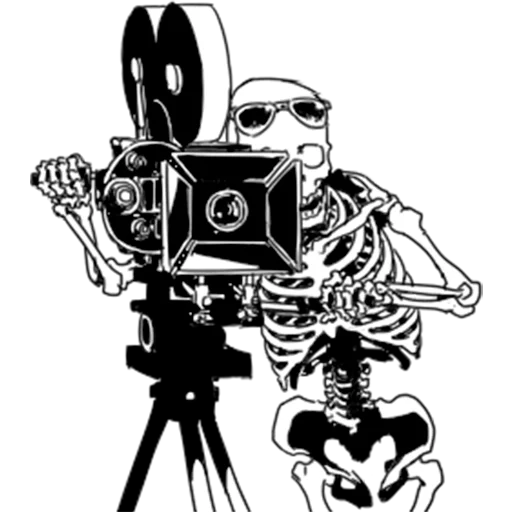 🎥 Стикер «Груда костей Skulls» для Telegram