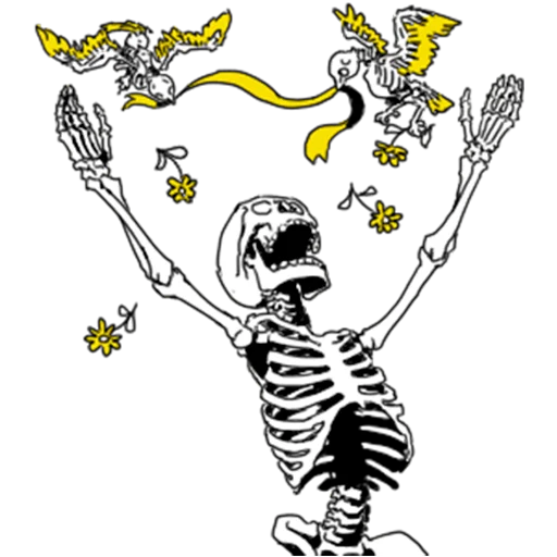 😆 Стикер «Груда костей Skulls» для Telegram