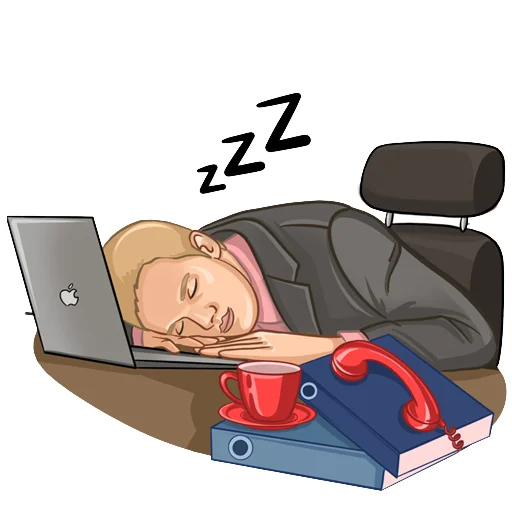 😴 Стикер «Just_Secretary» для Telegram