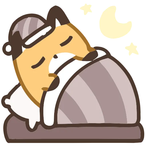 😴 Эмодзи «Just a Fox» для Telegram