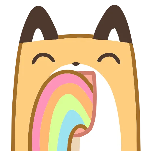 🌈 Эмодзи «Just a Fox» для Telegram