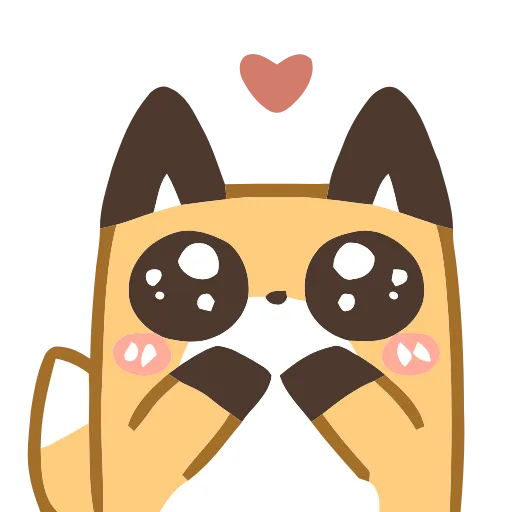 Стикерпак Just a Fox для Telegram