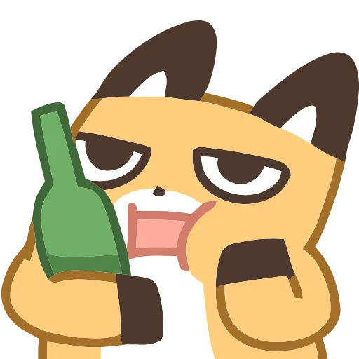 🍾 Эмодзи «Just a Fox» для Telegram