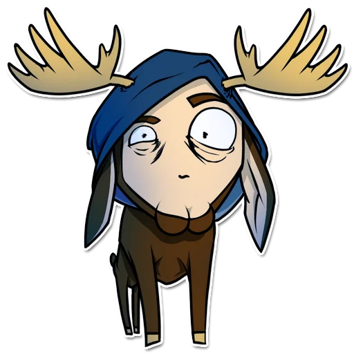 🦌 Стикер «justelk» для Telegram