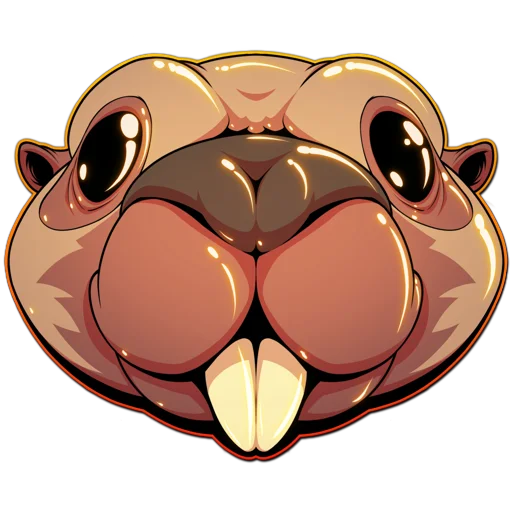 🦫 Стикер «justelk» для Telegram