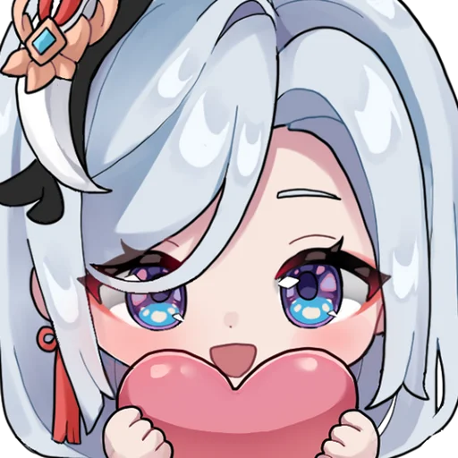 ❤️ Стикер «Genshin Emote» для Telegram