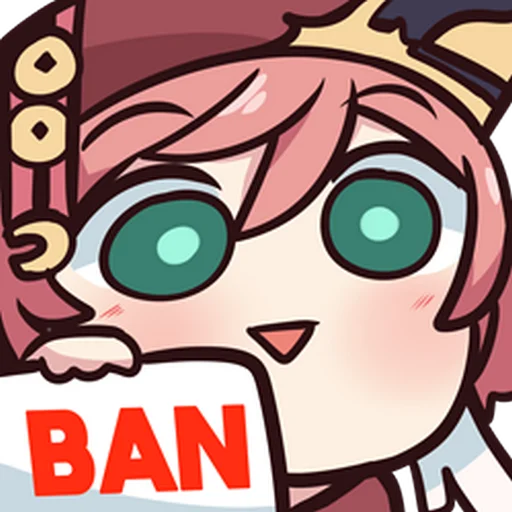 🚫 Стикер «Genshin Emote» для Telegram