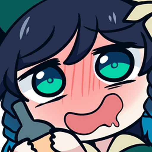 🤤 Стикер «Genshin Emote» для Telegram