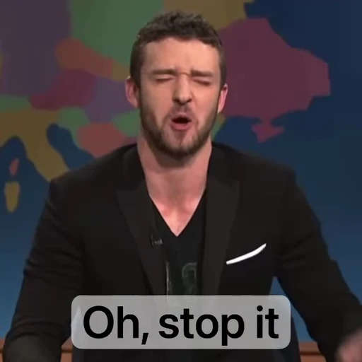 😎 Стикер «Justin Timberlake» для Telegram