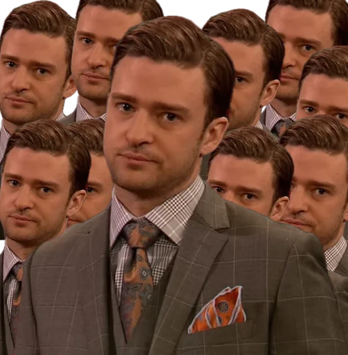 🫤 Стикер «Justin Timberlake» для Telegram