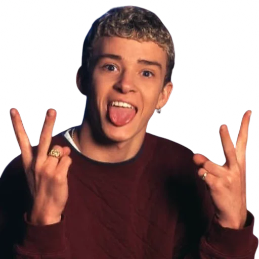 ✌️ Стикер «Justin Timberlake» для Telegram