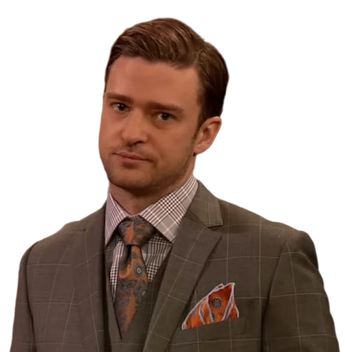 🫤 Стикер «Justin Timberlake» для Telegram