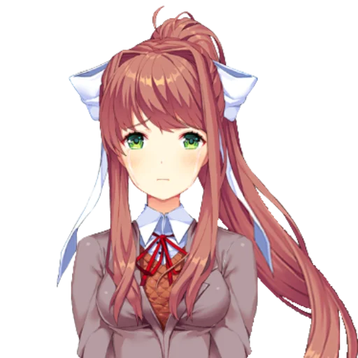 📚 Стикер «just Monika .//» для Telegram