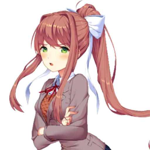 📚 Стикер «just Monika .//» для Telegram