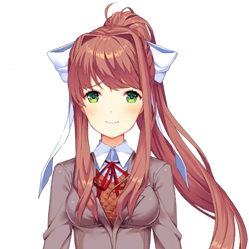📚 Стикер «just Monika .//» для Telegram